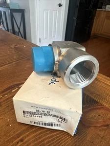 NIB -Swagelok SS-16-SE Pipe Fitting Street Elbow 1" Female NPT x 1" Male NPT New - Picture 1 of 5