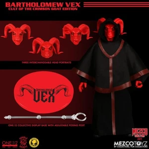 Figura de acción limitada Mezco Toyz Bartholomew Vex Crimson Goat Edition 1/12 nueva - Imagen 1 de 20