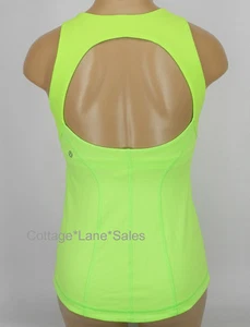 NEW LULULEMON Swank Tank Top 2 Zippy Green - Picture 1 of 4
