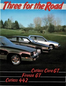 1985 Oldsmobile Cutlass 442 Ciera GT Firenza GT Poster Style Sales Brochure - Picture 1 of 2