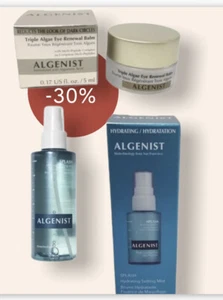 Duo ALGENIST SPLASH Hydrating Setting Mist & TRIPLE ALGAE EYE RENEWAL  - Picture 1 of 4