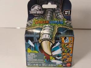 Jurassic World Crushivores Pack - 1 ZUFÄLLIGE Dinosaurier-Minifigur - US-Verkäufer! - Bild 1 von 5
