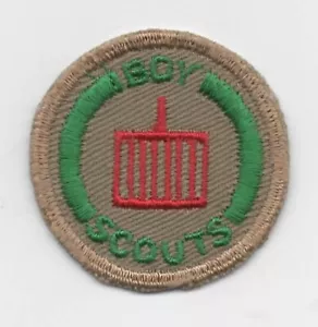 Camp Cook Merit Badge (Canadian), Embroid. on Rough Twill, C/E (1950's), Mint! - Picture 1 of 2