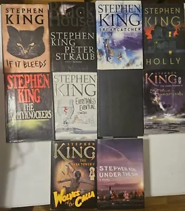 Stephen King HC Book Lot of 10, Under the Dome, Tommyknockers, Dreamcatcher + - Picture 1 of 11
