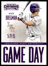 2015 Panini Contenders GAME DAY TICKETS Alex Bregman LSU Tigers #2 R5