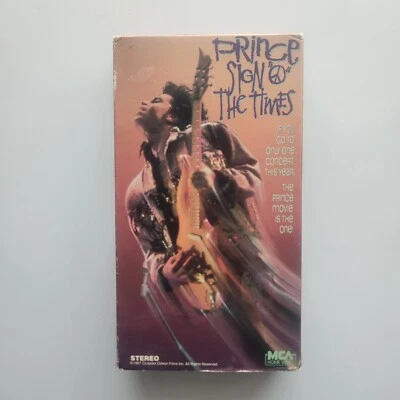 Prince in "Sign O' the Times", Concert Movie, (VHS 1988)  - Image 1 of 4