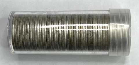 50x 90% Silver Mercury Dime Roll - Random Dates / Mint 10c US Mint VG or Better Cover