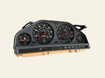 BMW E30 Gauge Cluster Ring Set | Black Dashboard Gauge Rings | Set of 4 Rings - Image 1 of 4