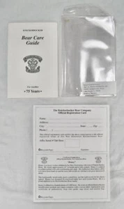Knickerbocker Bears Honey New Generation Care Guide Registration Storage Bag (O) - Picture 1 of 12