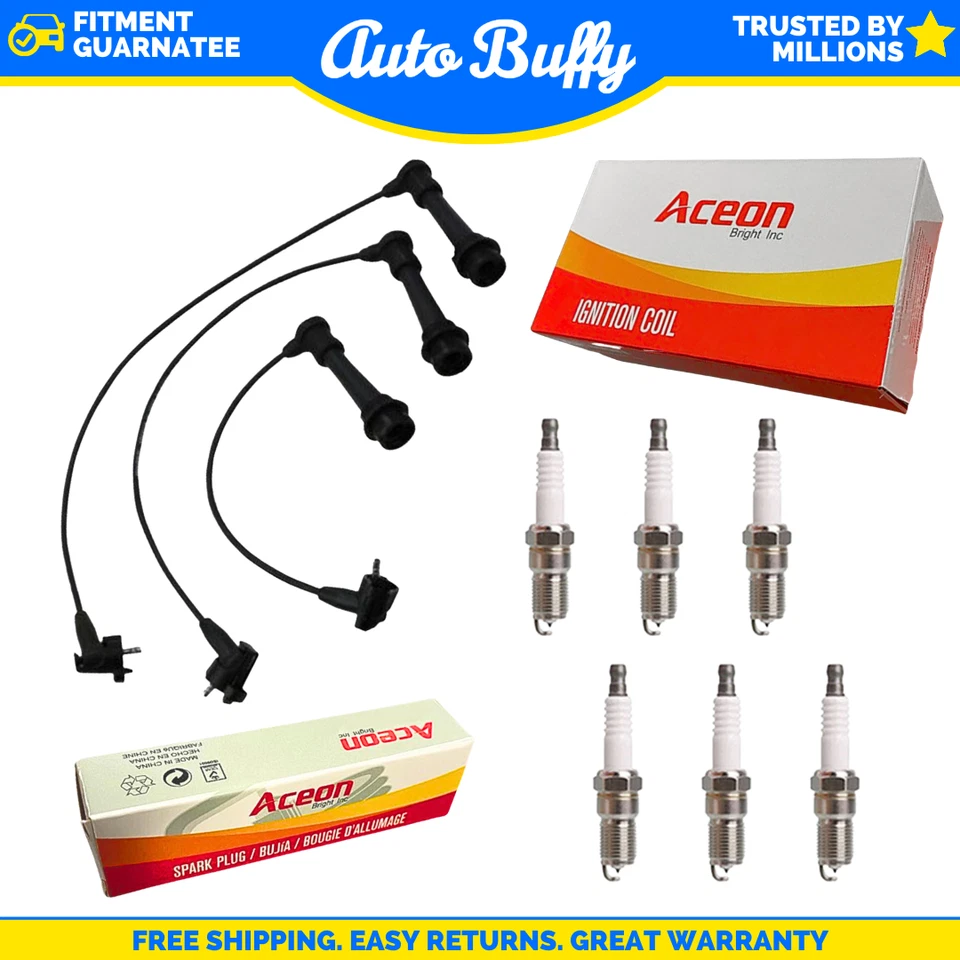 7808-3110-BUNDLE-1 Aceon Spark Plug Wires Set Coupe Sedan for Lexus IS300 GS300 - Image 1 of 2