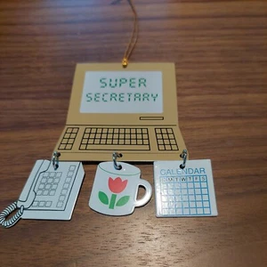 Vintage Avon Super Sekretär Weihnachtsschmuck - Bild 1 von 3