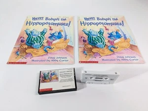 Never Babysit the Hippopotamuses 2 Paperback & Cassette Doug Johnson Homeschool - Imagen 1 de 5