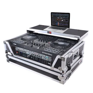 ProX XS-FLX102UWLT Flight Case For Pioneer DDJFLX10 w/Shelf+2U Rack Space+Wheels - Picture 1 of 5
