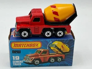 Matchbox 75 Series No 19 Superfast Cement Truck in Original Matchbox . Very good - Picture 1 of 17