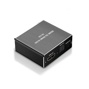 4Kx2K HDMI to 3.5MM Audio Converter SPDIF Optical Stereo Out Splitter Adapter e - Picture 1 of 17
