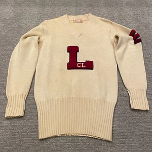 Suéter Letterman Vintage Mujer 38 Parche Universitario EE. UU. Kentucky Deportivo Bueno Años 60 - Imagen 1 de 20
