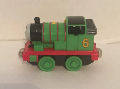 2002 Learning Curve Thomas & Friends Percy Magnetic Die Cast Metal Toy Train - Image 1 of 4