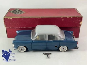 ALTES SPIELZEUG GEGE REF 30312 SIMCA VERSAILLES MECHANISCH BLAU GRAU UM 1950 25 CM - Bild 1 von 13