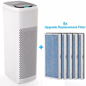 Luftreiniger für große Räume H13 HEPA waschbarer Filter Heimluftreiniger + 5 * Filter - Bild 1 von 19