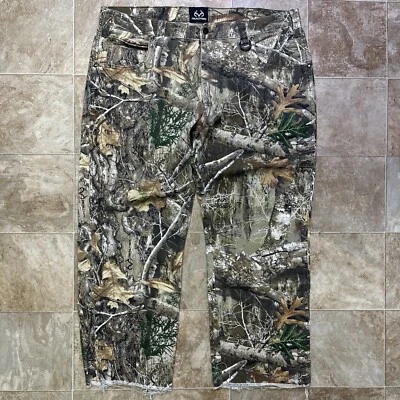RealTree EDGE Camo Pants Camouflage Duck Deer Hunting Pants Cropped Mens 38x27 - Image 1 of 4