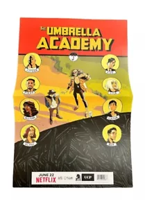 OMBRELLO ACADEMY NETFLIX SHOW POSTER PROMOZIONALE CAVALLO OSCURO 2022 - Foto 1 di 1