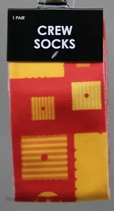 Kellogg's Cheez it socks Unisex Crew Socks Women's 4-12 Men's 6-13 NWT - Picture 1 of 1