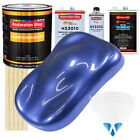 Indigo Blue Metallic Gallon URETHANE BASECOAT CLEARCOAT Auto Paint SLOW Kit