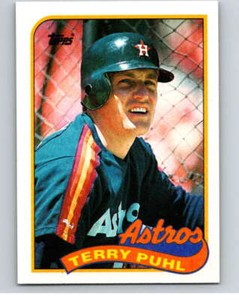1989 Topps Baseball #119 Terry Puhl  Houston Astros 