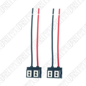 2pcs H7 Headlight Lamp Bulb Sockets with Wiring Harness Line length 110mm - Picture 1 of 5