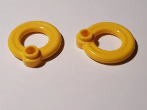 LEGO 2 x 30340 Salvavidas Flotador Amarillo 4527354 (# Cgb ) Creator Utensilio - Imagen 1 de 2