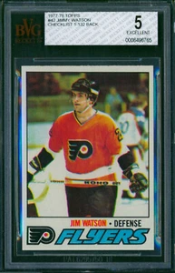 1977-78 Topps Jim Watson Rare Error Basketball Checklist 1-132 Wrong Back BVG 5 - Bild 1 von 2