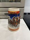 Budweiser 1999 Christmas Beer Stein Century Holiday Tradition Man Cave Bar