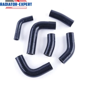 For Honda CBR600RR 2005-2006 Silicone Radiator Coolant Hose Black - Picture 1 of 4