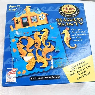 Stave Design Great American Puzzle Factory Seahorse Shanty A Trick Puzzle - Image 1 of 4