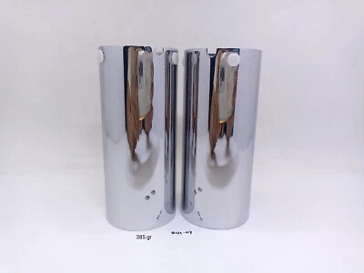 Pair Honda CB125K5 CB125 Twin CB175 1969-1972 Front Fork Lower Bottom Case Cover - Image 1 of 4