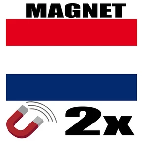  2x PAYS BAS Drapeau Magnet 6x3cm Aimant déco PAYS BAS magnétique frigo  - Picture 1 of 1