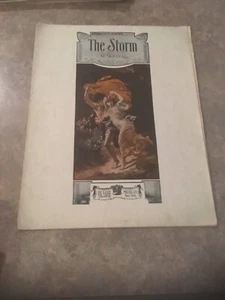 Antique Sheet Music- The Storm By H Weber Early 1900s Deluxe Music Co 9 Pgs - Picture 1 of 3