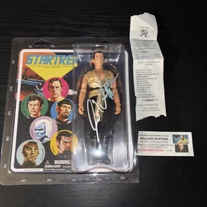 Diamond Retro Mirror Kirk-William Shatner Autographed-Authentic-*Met Him Myself* - Picture 1 of 14