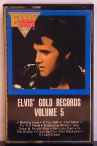 Elvis Presley –Elvis' Gold Records Volume 5 1984 RCA Victor Cassette Tape, Album - Picture 1 of 6