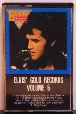 Elvis Presley –Elvis' Gold Records Volume 5 1984 RCA Victor Cassette Tape, Album - Image 1 of 4