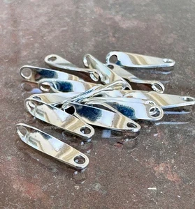 Silber Mini gedrehte Stabglieder 20 #GARDRWLNK - Bild 1 von 7