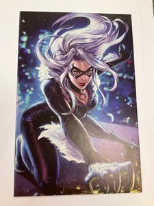AMAZING SPIDER-MAN 21 BATTLES LINES SUJIN JO VIRGIN VARIANT BLACK CAT HG - Picture 1 of 3