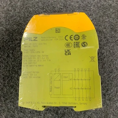 PILZ 750110 Expansion Module Safety Relay 24VDC 3W