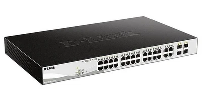 24 Port Gigabit Smart Managed PoE Switch with 4 Combo Ports - DGS-1210-28P - Image 1 of 4
