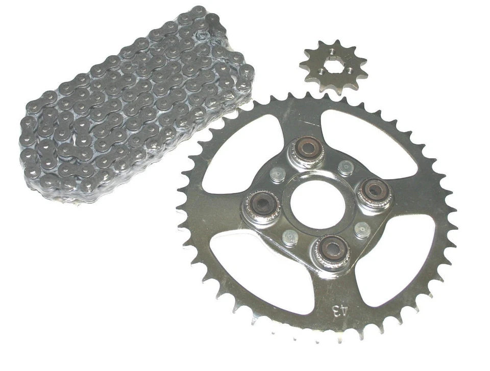 Honda ATC200S, 1984-1986, O-Ring Chain and 11/43 Sprocket Set - ATC 200S - Image 1 of 1