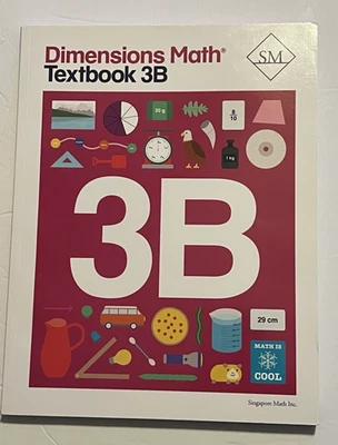 Dimensions Math Textbook 3B, Singapore Math - Image 1 of 3