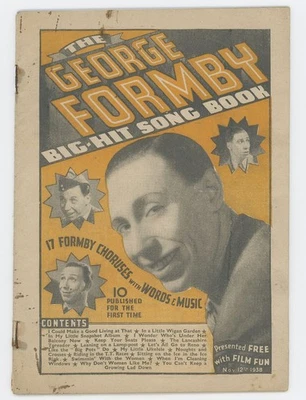 1938 George Formby Big Hit Song Book 17 Songs Words & Music - Image 1 of 4