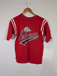 VINTAGE 80' Arkansas ARTEX ROT 50/50 SINGLE STITCH T-SHIRT siehe Maße  - Bild 1 von 12
