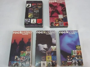 RockVideo Monthly 1993 - 1994 Collection (Rap • Rock • Heavy Metal) 5 VHS Lot - Picture 1 of 20