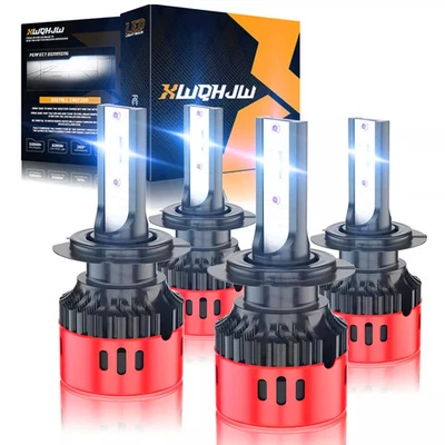 Kit de faros LED de haz alto bajo para Ram ProMaster 1500 2500 3500 2014-2018 4x H7 Foto 1 de 4